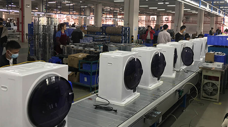 金環電器齊心協力完成日本市場某客戶滾筒干衣機生產